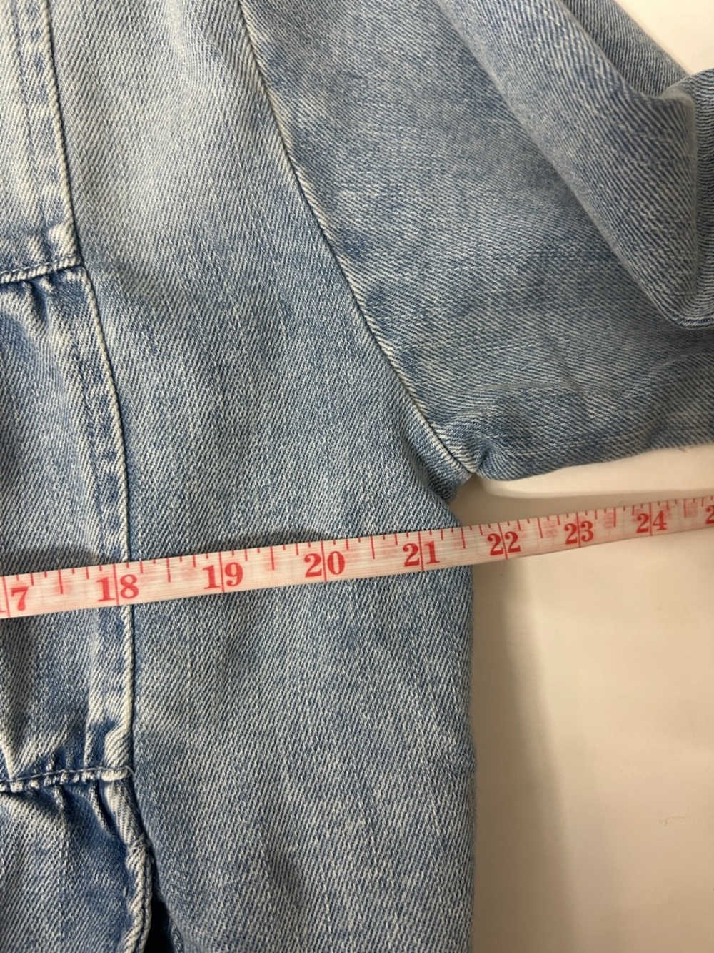LOGO by Lori Goldstein Seamed Denim Zip Front Jacket (size small) - Picture 8 of 8
